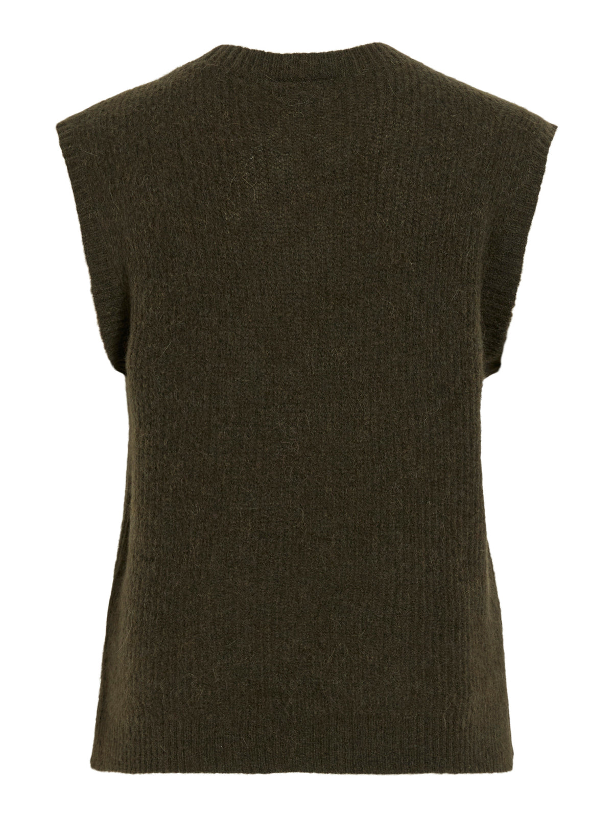 Llory O-Neck Sleeveless Knit Waistcoat