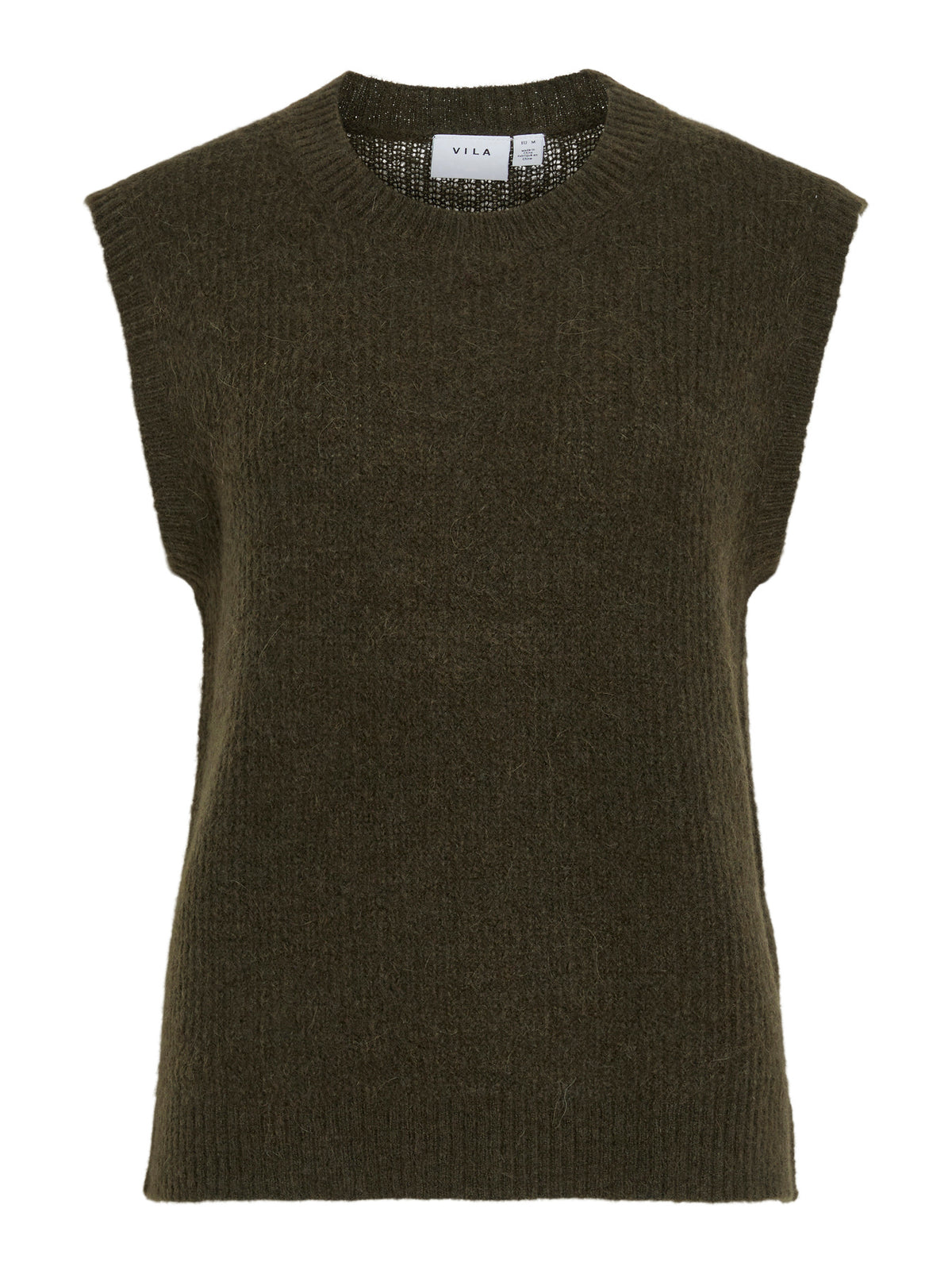 Llory O-Neck Sleeveless Knit Waistcoat