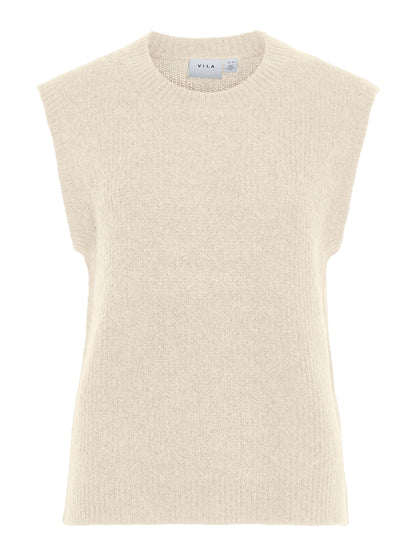 Llory O-Neck Sleeveless Knit Waistcoat