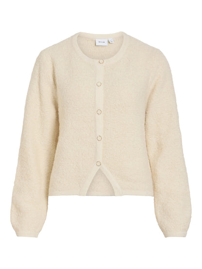 Open Neck Long Sleeve Knit Jacket