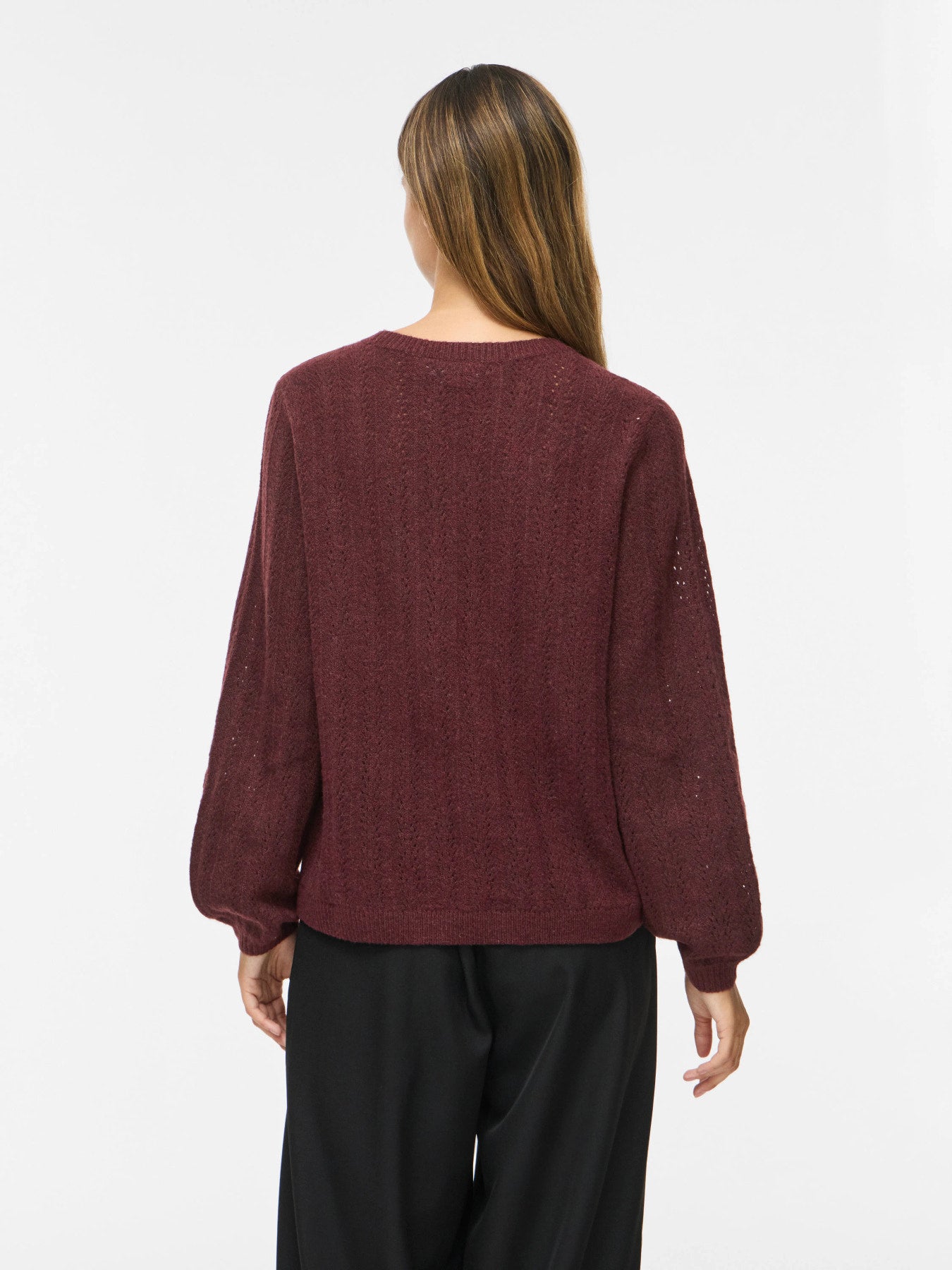 Liga Pointelle Long Sleeve Top