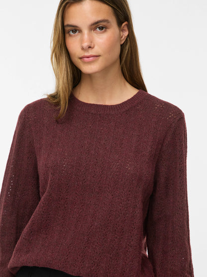 Liga Pointelle Long Sleeve Top