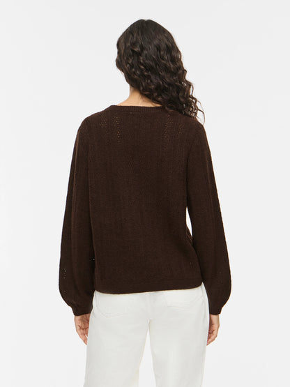 Liga Pointelle Long Sleeve Top