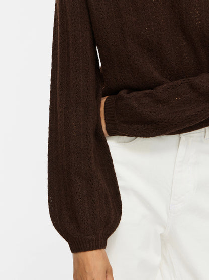 Liga Pointelle Long Sleeve Top