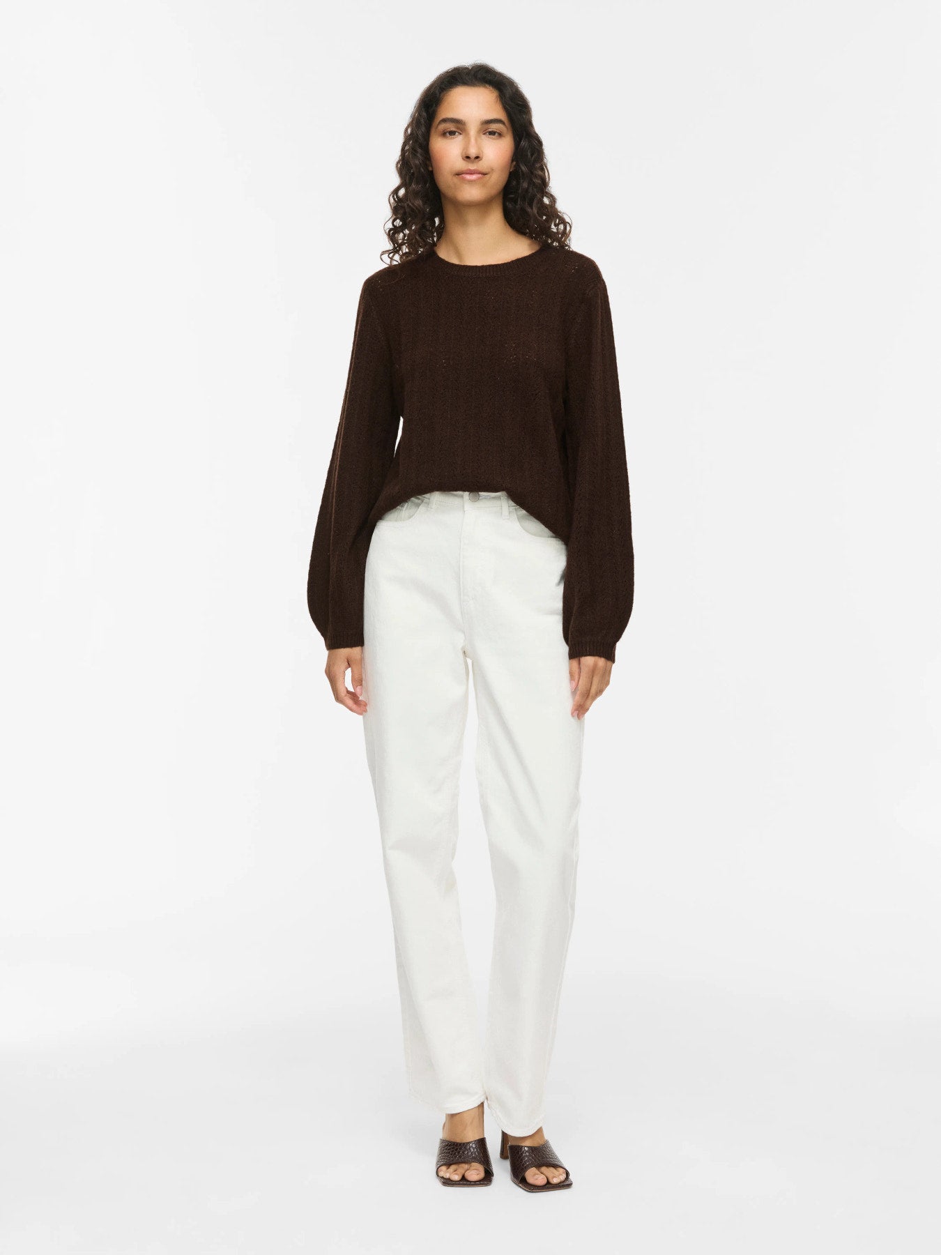 Liga Pointelle Long Sleeve Top