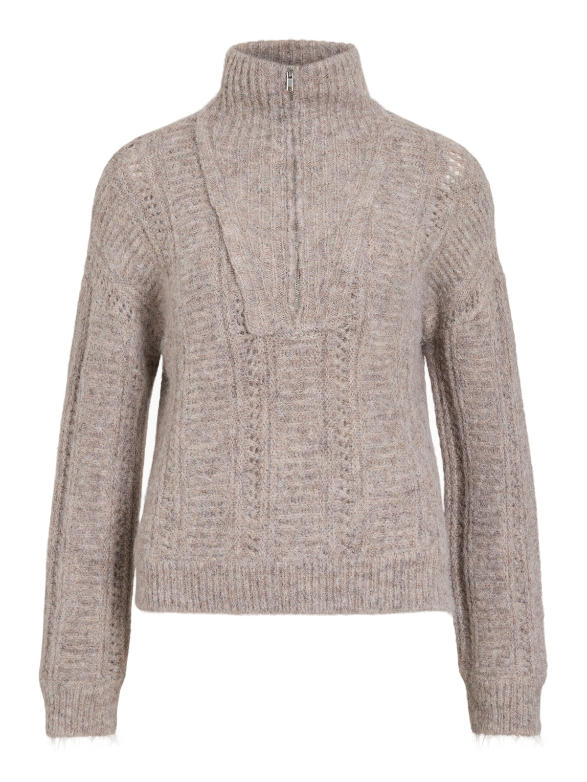 Gleeba Half Zip Knit Top