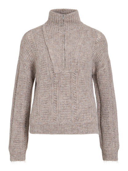 Gleeba Half Zip Knit Top