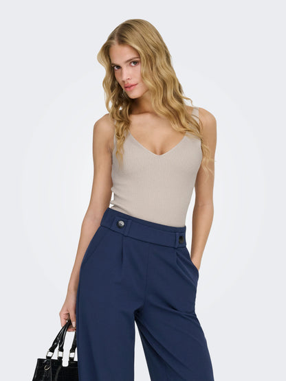 Knitted Sleeveless Top
