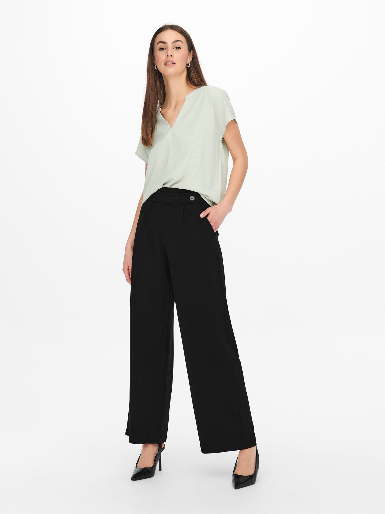 Wide Leg Trousers