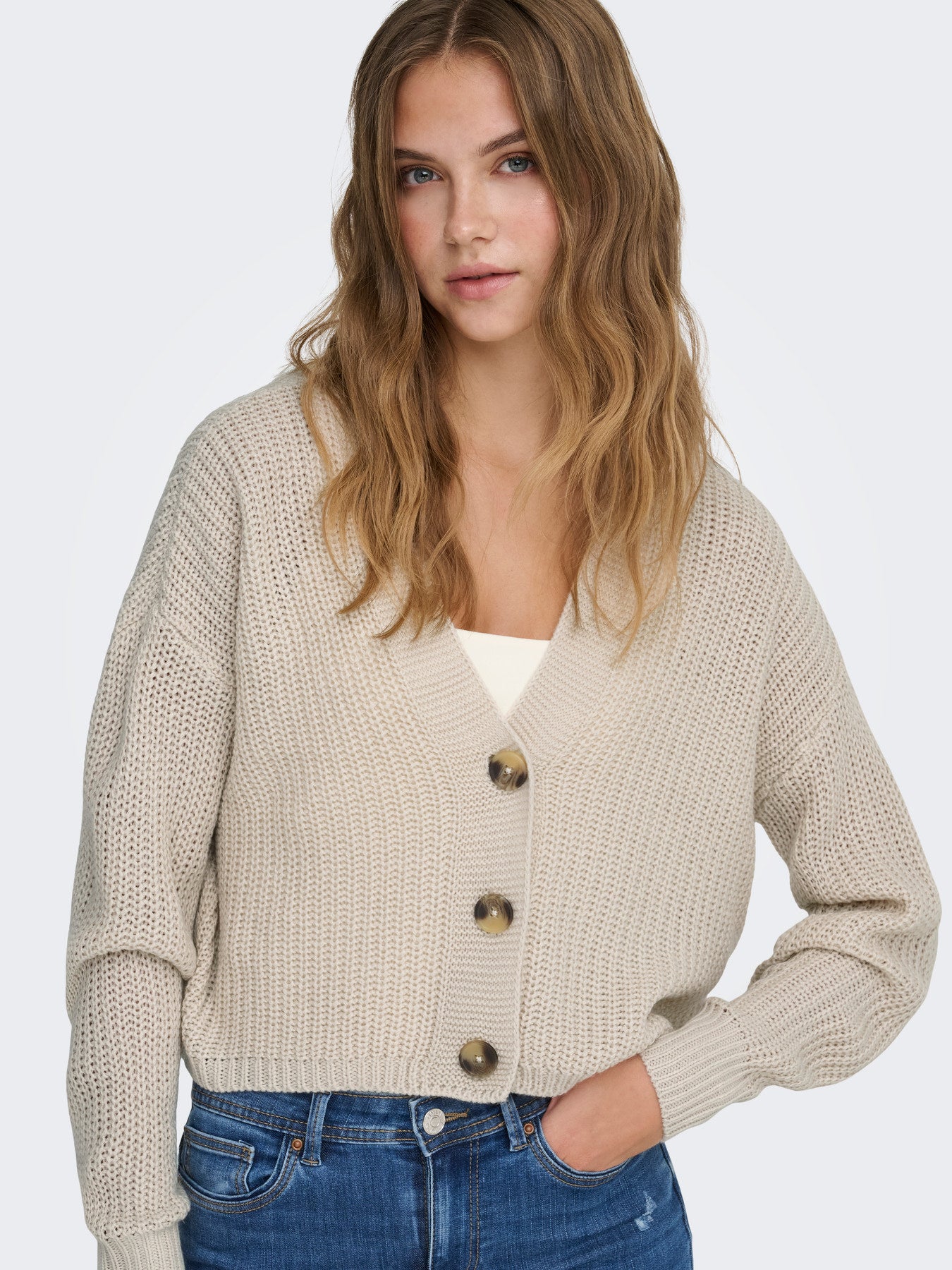 Carol Long Sleeve Knit Cardigan