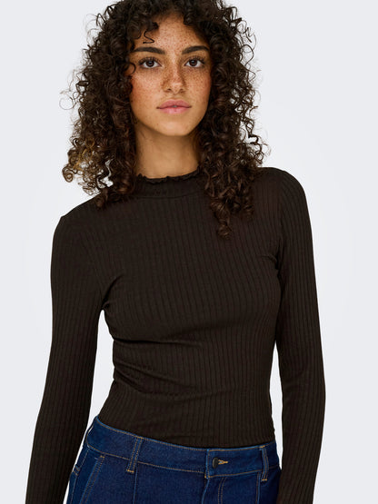 Fransiska long sleeve high neck top