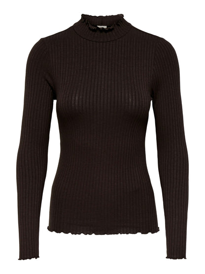 Fransiska long sleeve high neck top