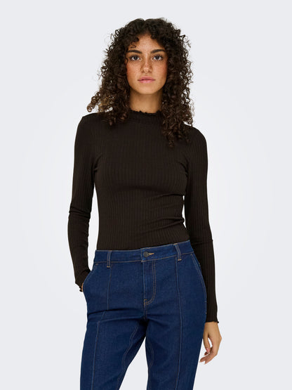Fransiska long sleeve high neck top