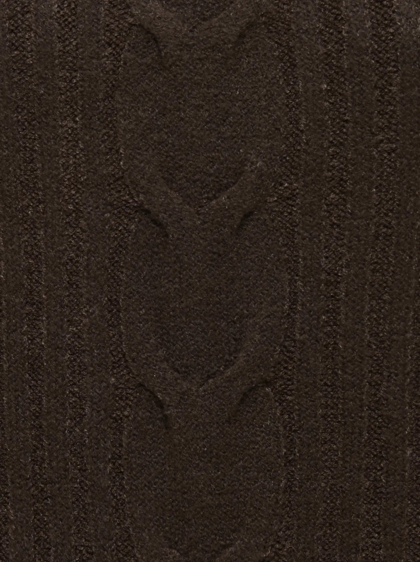 Andrea zipcable pullover knit