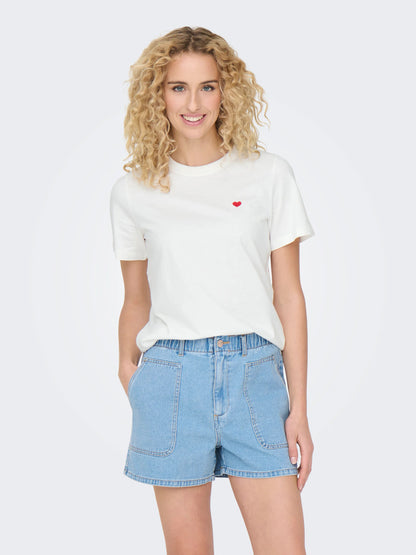 Heart Print Top