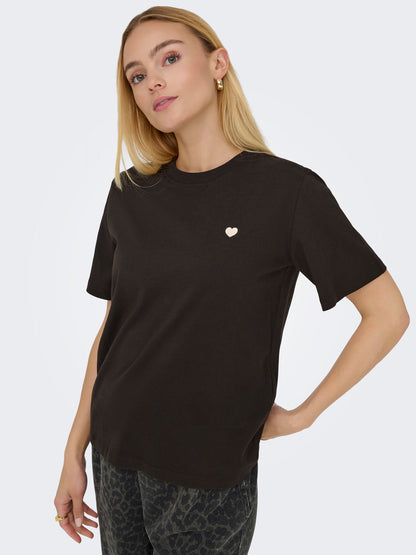 Heart Print Top