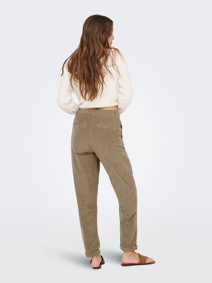 Flora Ela Cord Carrot Trouser