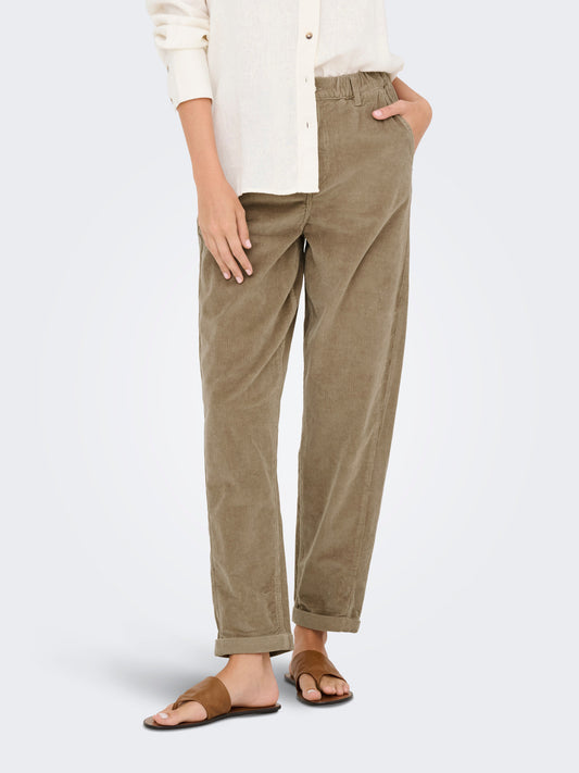 Flora Ela Cord Carrot Trouser