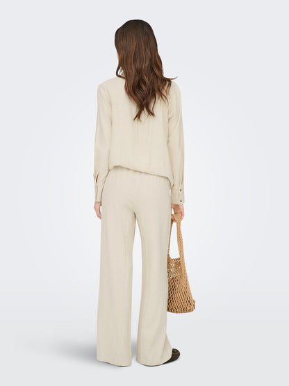 Linen Wide Leg Pant