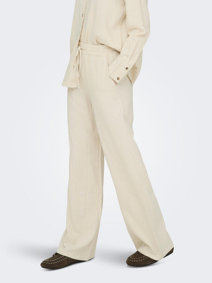 Linen Wide Leg Pant