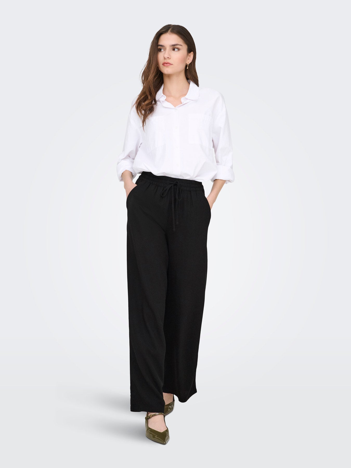 Linen Wide Leg Pant