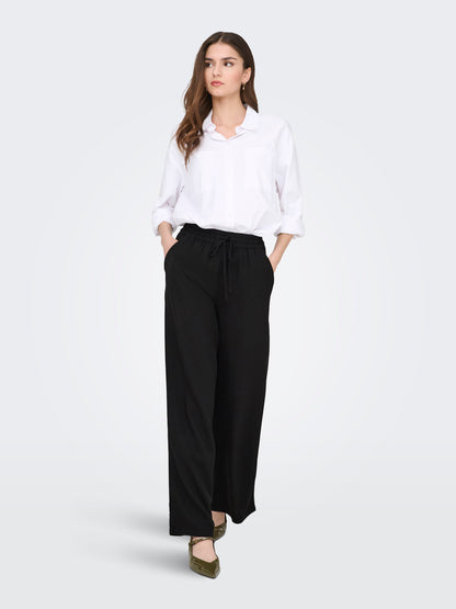 Linen Wide Leg Pant