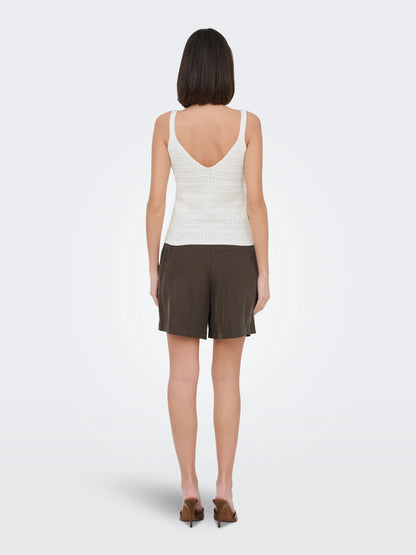 Tropica Sleeveless V-Neck Top
