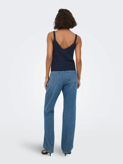 Tropica Sleeveless V-Neck Top