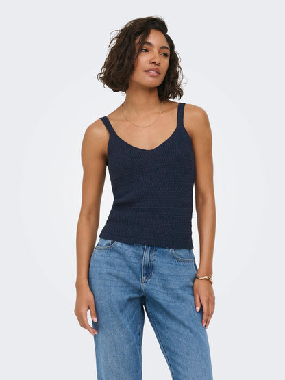Tropica Sleeveless V-Neck Top