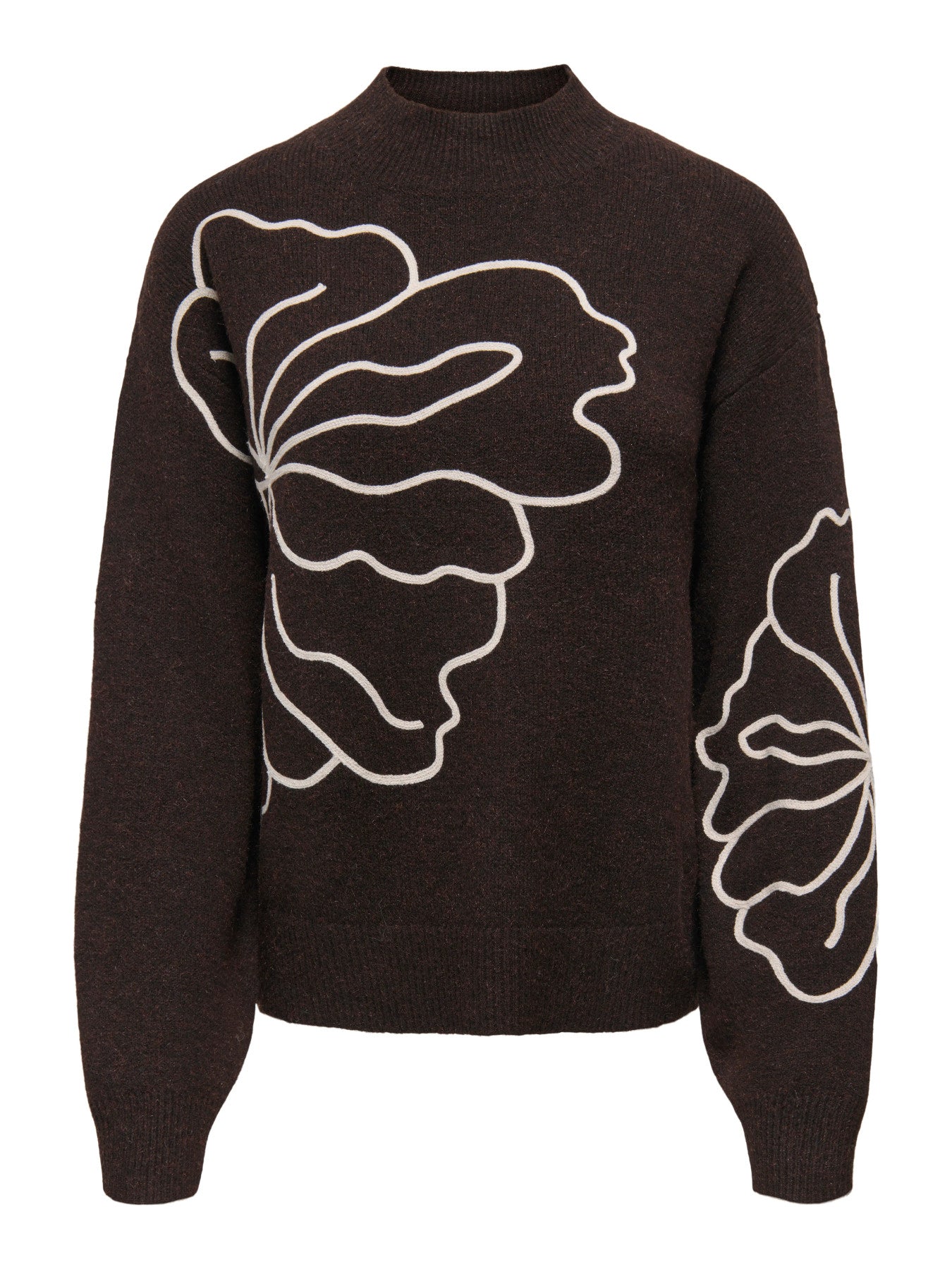 Jella Knitted Flower Pullover