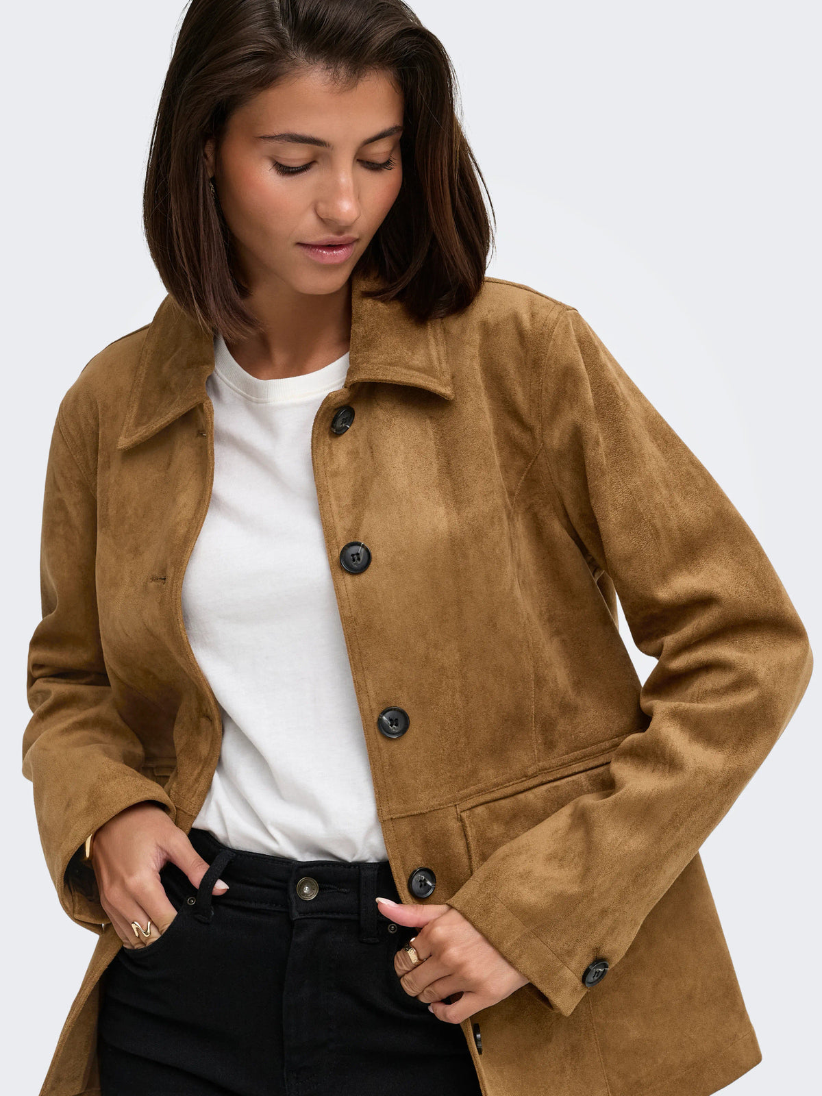 Parker Faux Suede Jacket