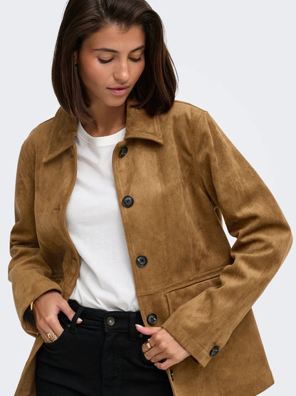 Parker Faux Suede Jacket
