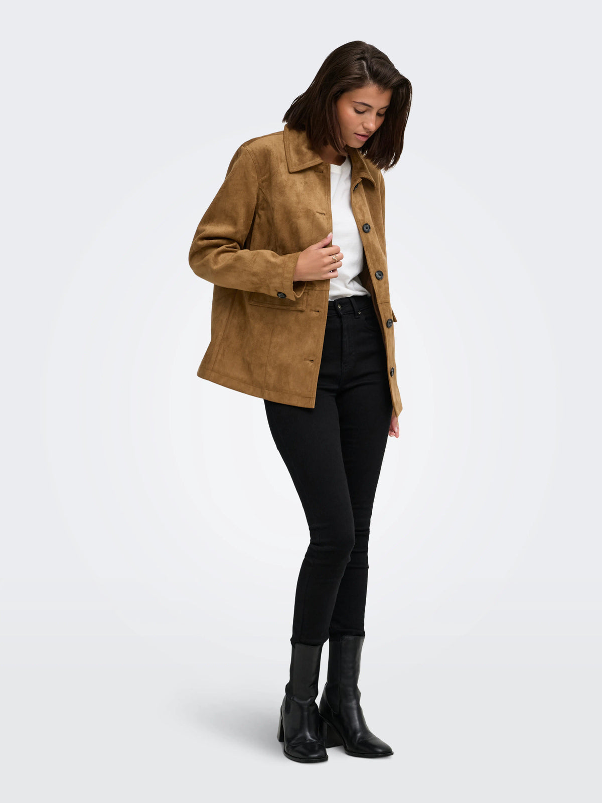 Parker Faux Suede Jacket