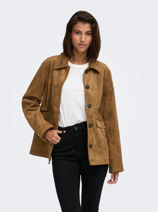 Parker Faux Suede Jacket