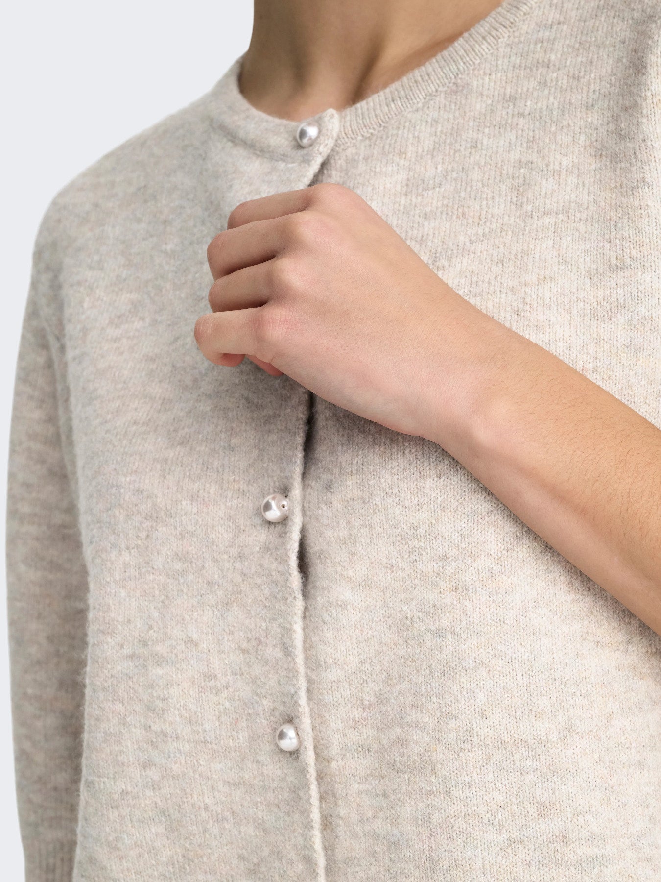 Rue 2/4 sleeve pearl knit cardigan