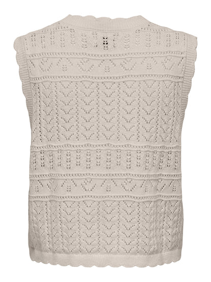 Rina V-Neck Button Vest