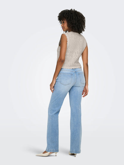 Rina V-Neck Button Vest