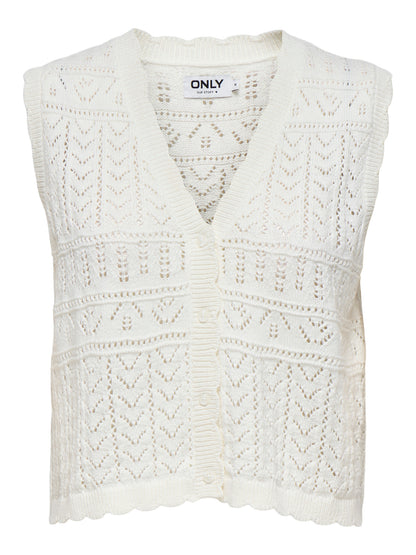Rina V-Neck Button Vest