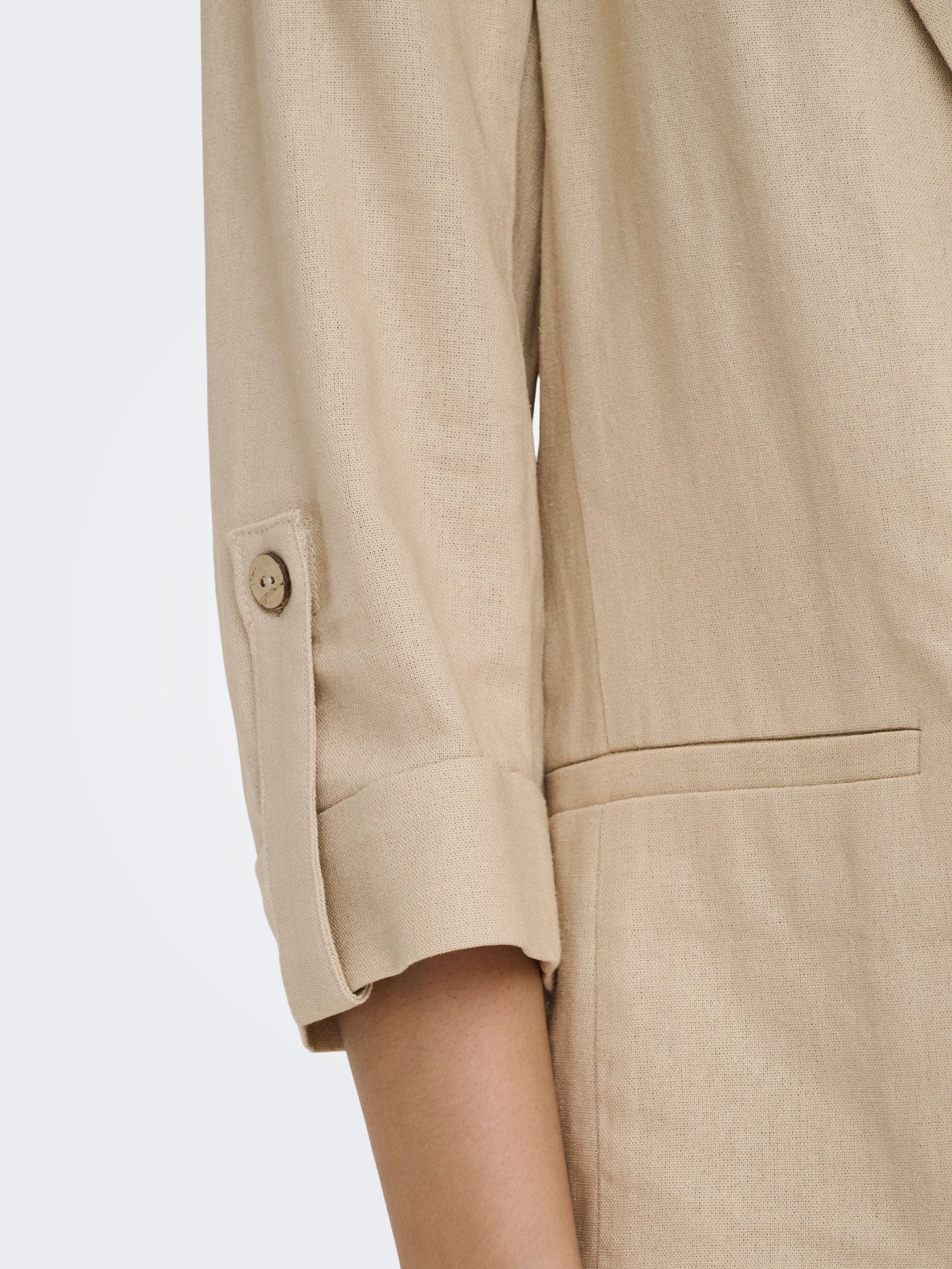 Goa Half Sleeve Linen Blend Blazer