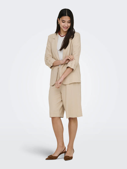 Goa Half Sleeve Linen Blend Blazer