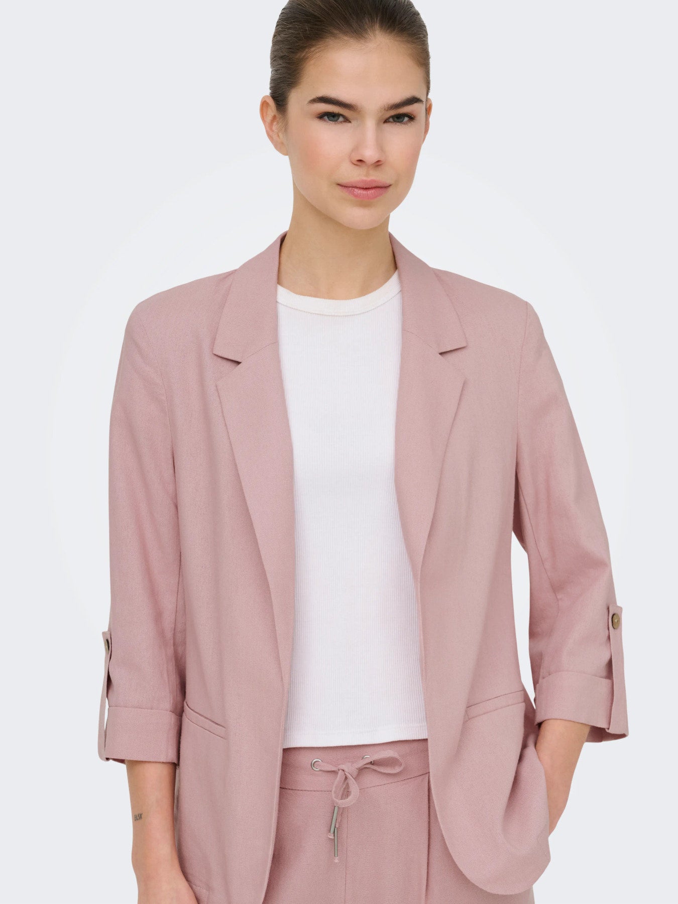 Goa Half Sleeve Linen Blend Blazer