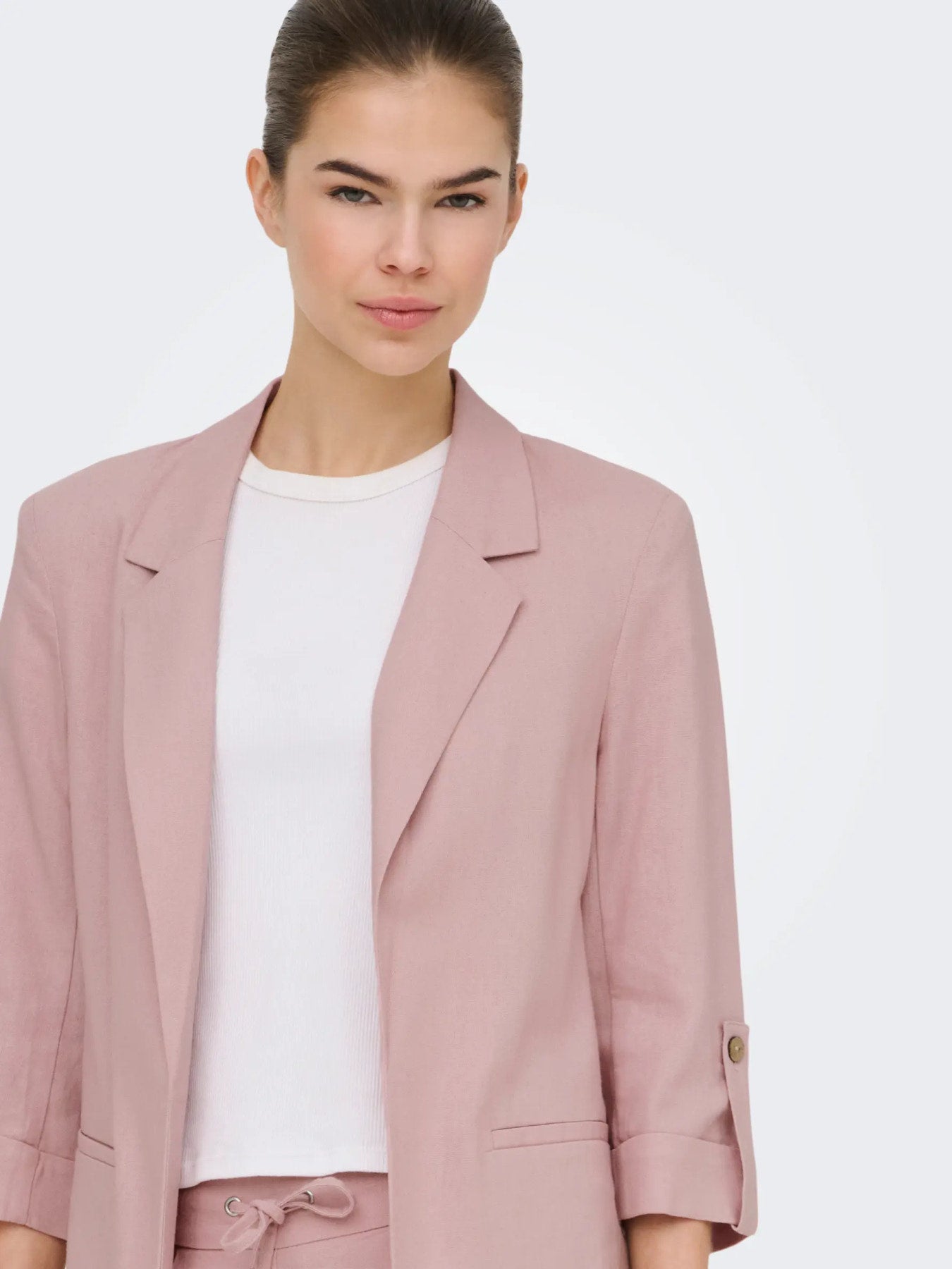 Goa Half Sleeve Linen Blend Blazer