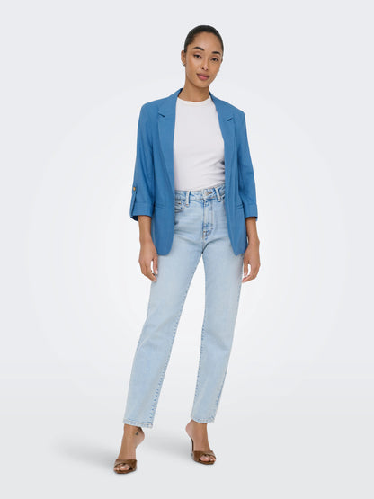 Goa Half Sleeve Linen Blend Blazer