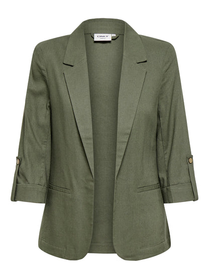 Goa Half Sleeve Linen Blend Blazer