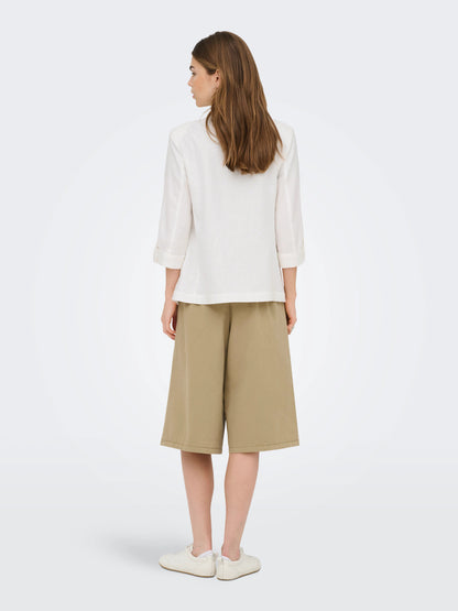 Goa Half Sleeve Linen Blend Blazer