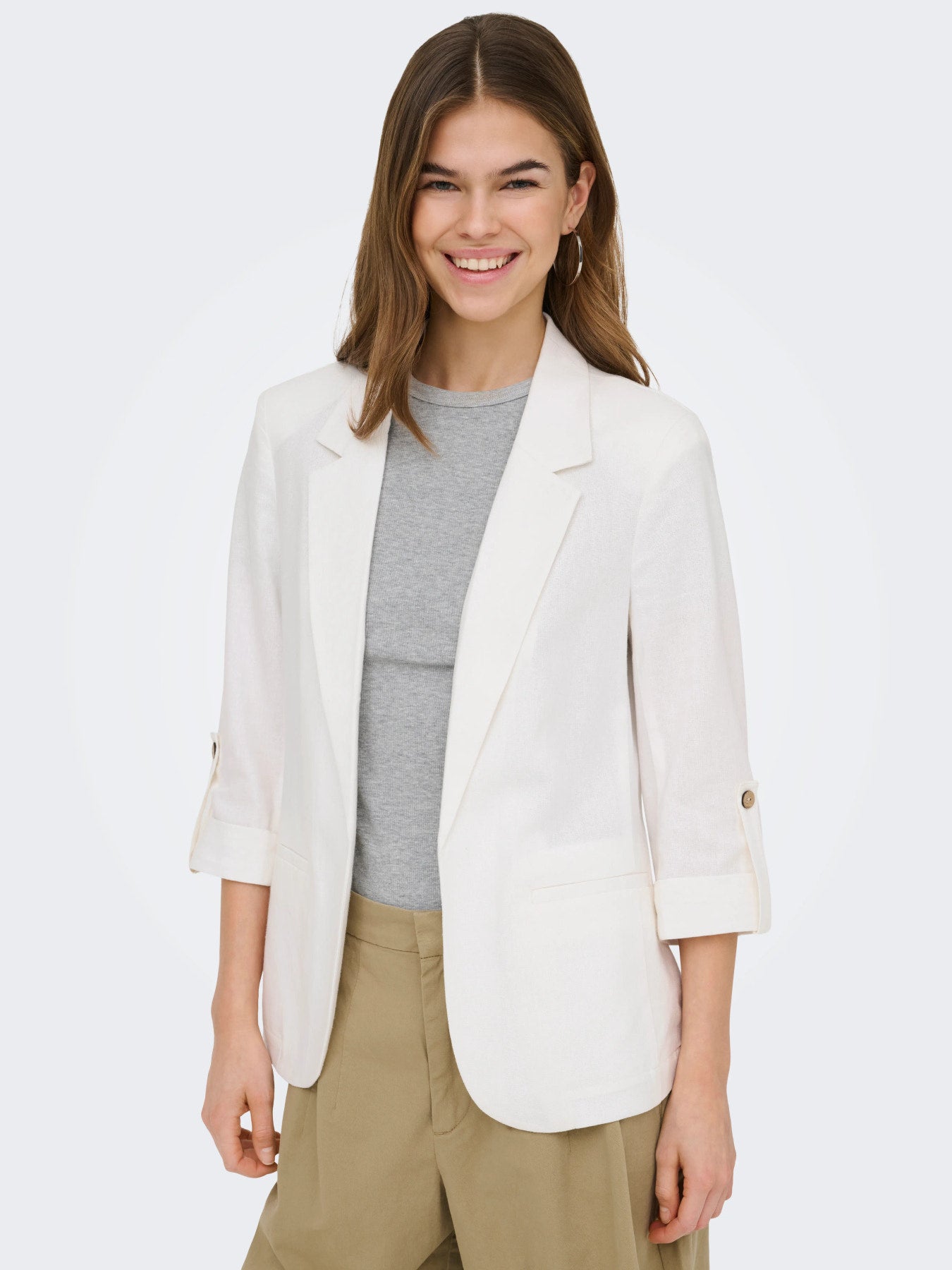 Goa Half Sleeve Linen Blend Blazer