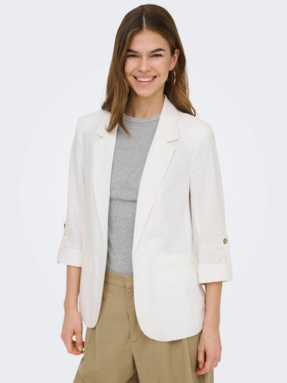 Goa Half Sleeve Linen Blend Blazer