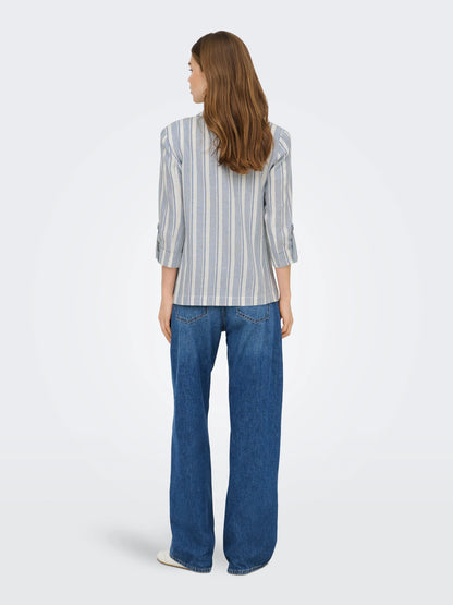 Goa Half Sleeve Linen Blend Blazer