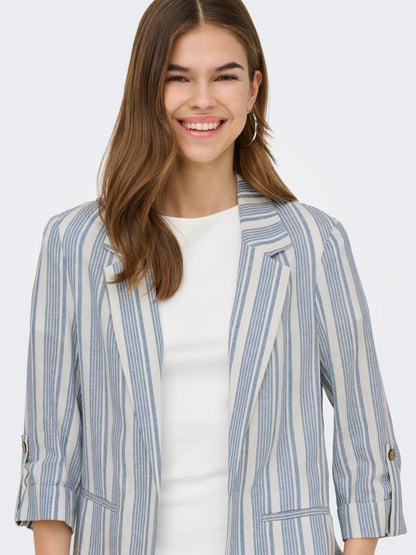 Goa Half Sleeve Linen Blend Blazer
