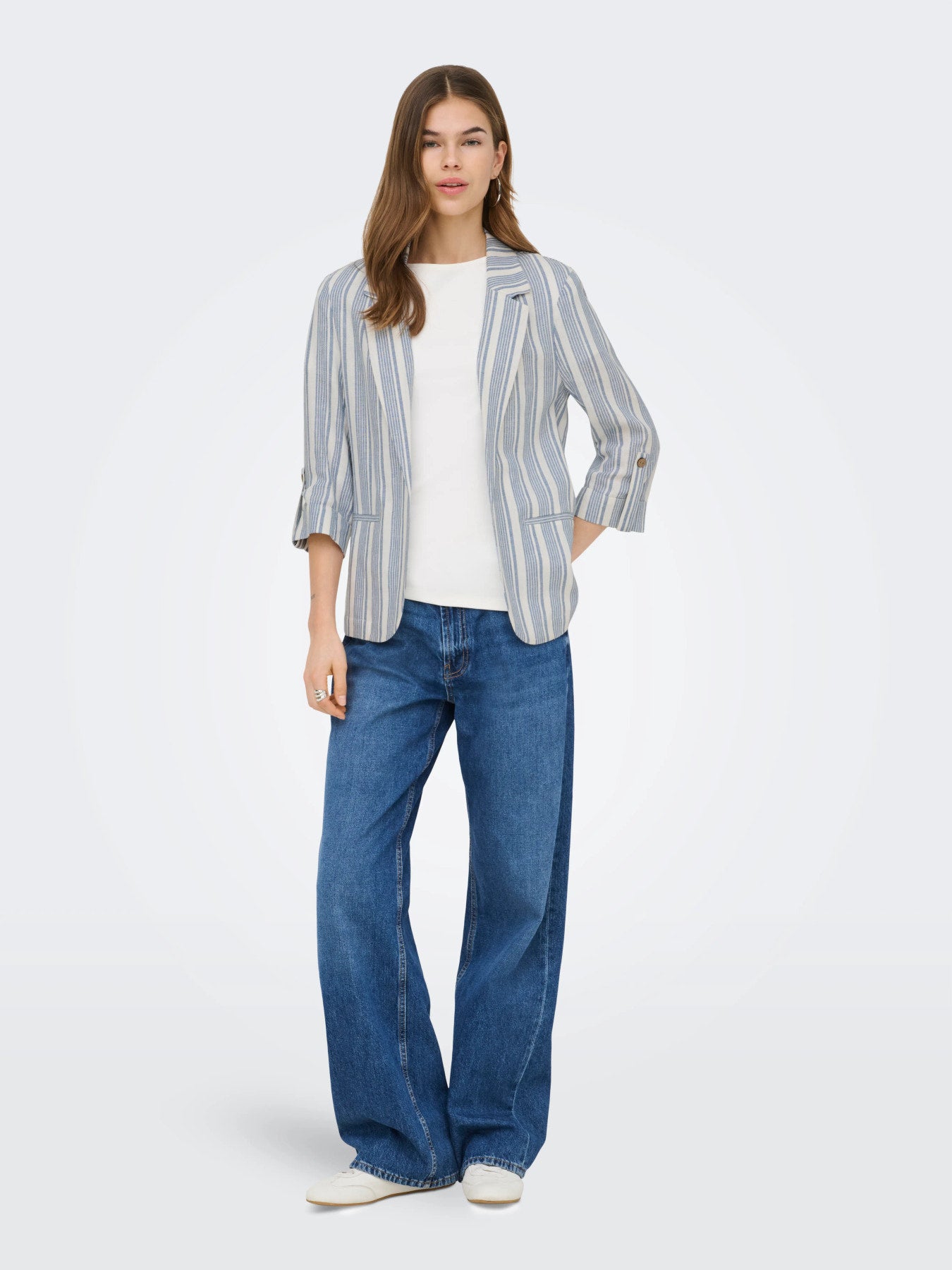 Goa Half Sleeve Linen Blend Blazer